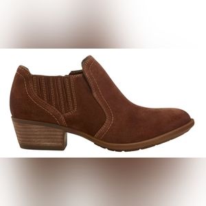 Earth Women's Peak Peru Suede Ankle Booties tobacco suede 11W